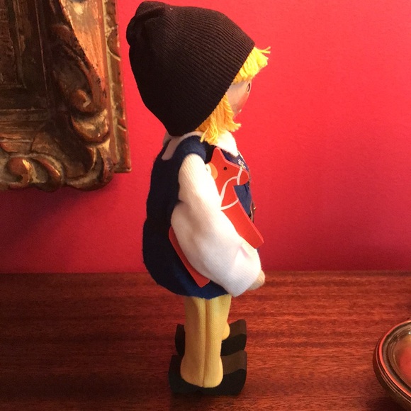 Vintage Butticki of Sweden Handmade Holding Red DalaHorse Toy - Picture 6 of 12